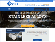 Tablet Screenshot of beststainless.com